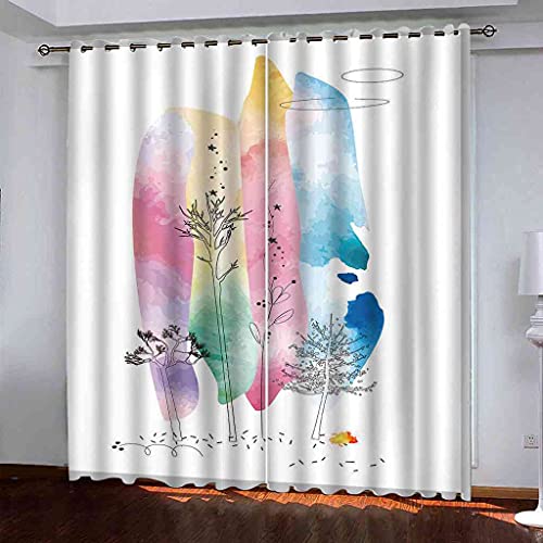Rideaux à oeillets occultants 100% polyester isolant phonique