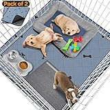 Gimars Heavy Absorbency Thicken Washable Pee Pads for Dogs, 2 Pack Reusable 36'x31' Anti-Tear...