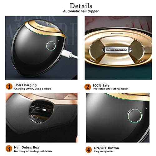 image for XHBHH Nail Clippers Nail File Nail Trimmer Nail Cutter Nail Scissors E