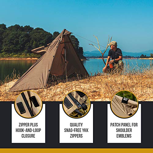 Image of OneTigris TENTSFORMER Military Poncho, Bushcraft Shelter