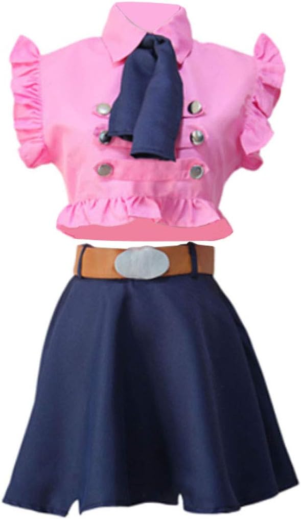 BoerMee Anime Womens Sins Elizabeth Liones Cosplay Costume Full Set