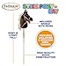 Nature Bound Horse Riding Stick | Handcrafted Plush Hobby Horse Sticks | Handsewn Head, Sturdy Wood Stick | Plus Neighing & Clip-Clop Sounds for Kids Toddlers Preschoolers | Chestnut Red Color