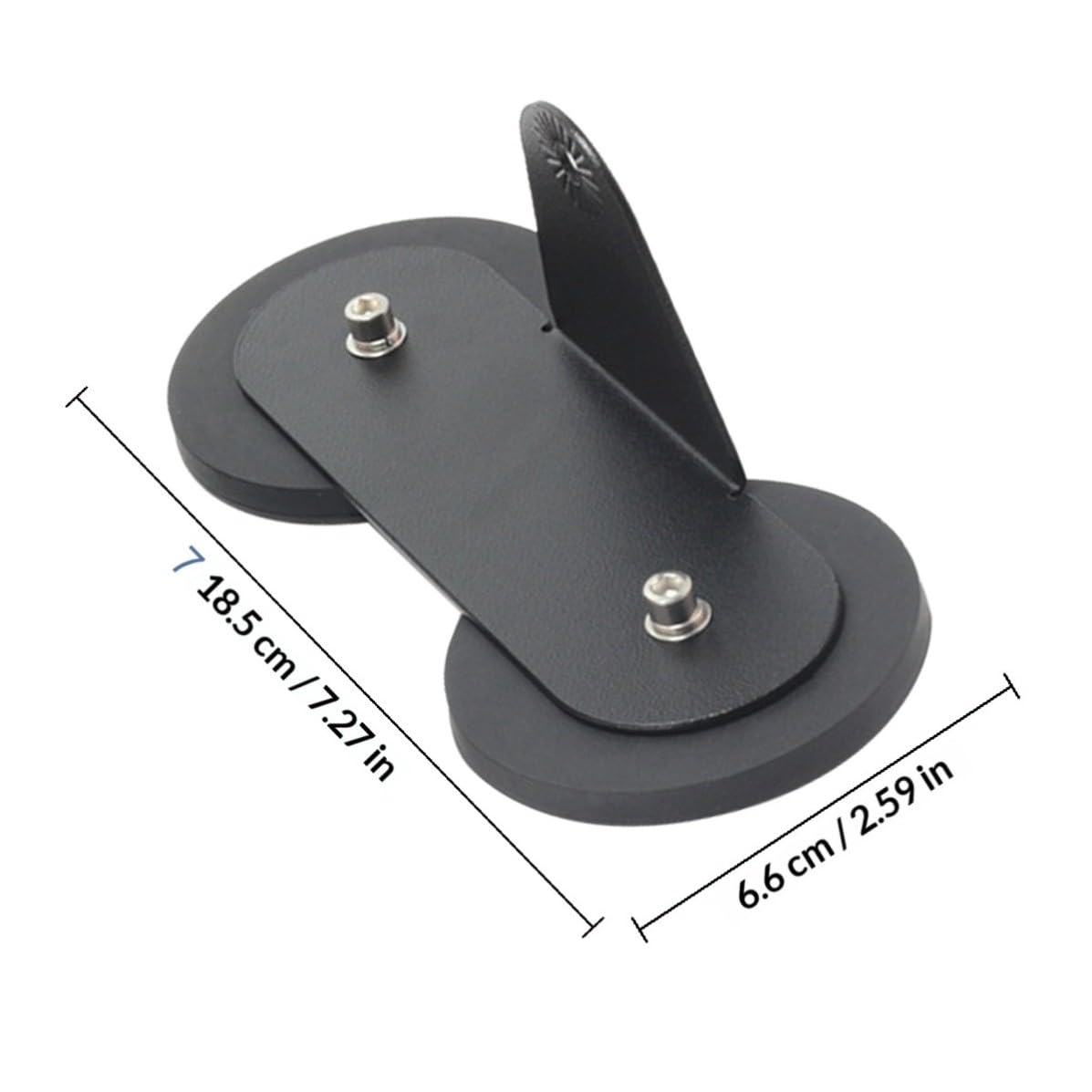 Magnetische Montagehalterung für Autodach aus Stahl Schwarz Rostfrei und Formbeständig für Autodach Lichtleiste bei Fahrzeugmodifikation