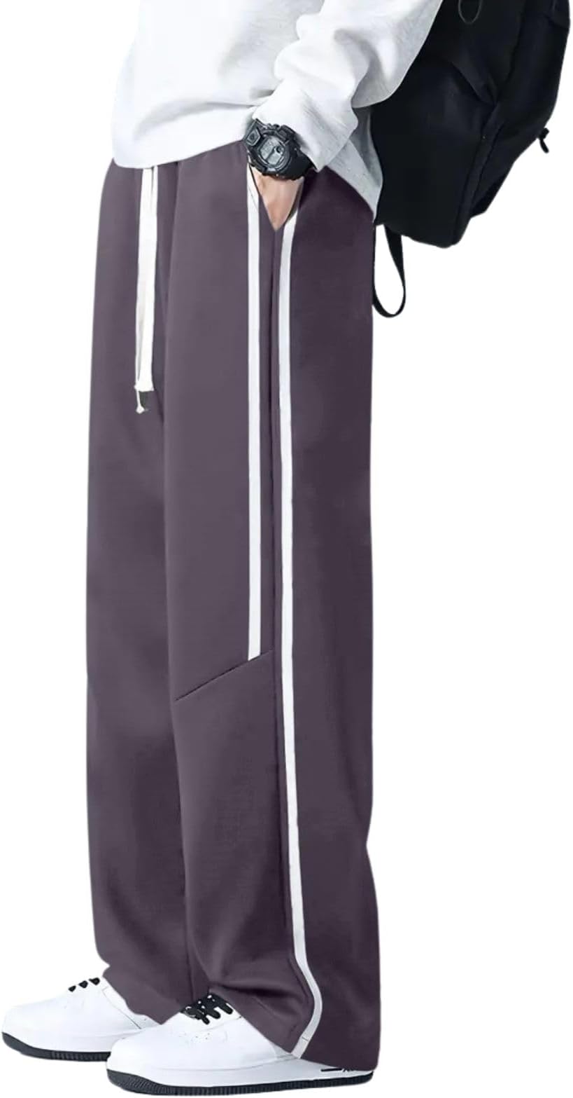 Korean Style Track Pants for Men – Loose Fit Lycra Cargo Joggers | Trendy Gym & Streetwear Bottoms with Utility Pockets (Available in Plus Size and Combo Pack of 2)