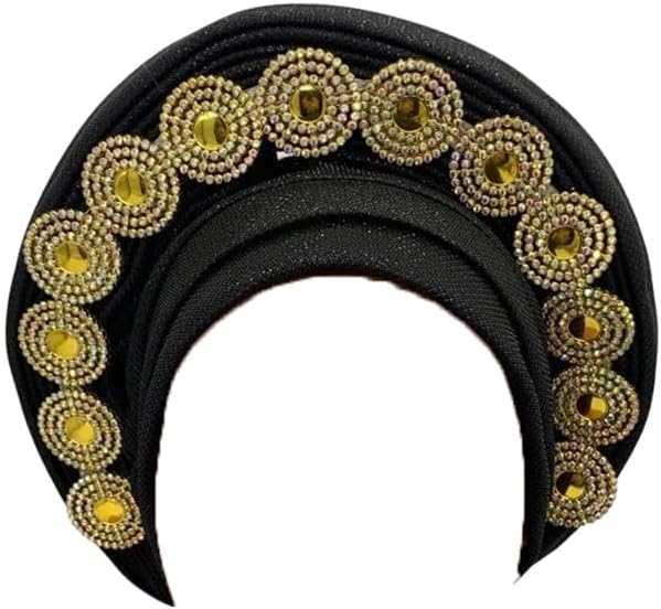 Dvbfufv Nigeria Wedding Party Headwear African Auto Turban Cap Women's Fashion Headwrap