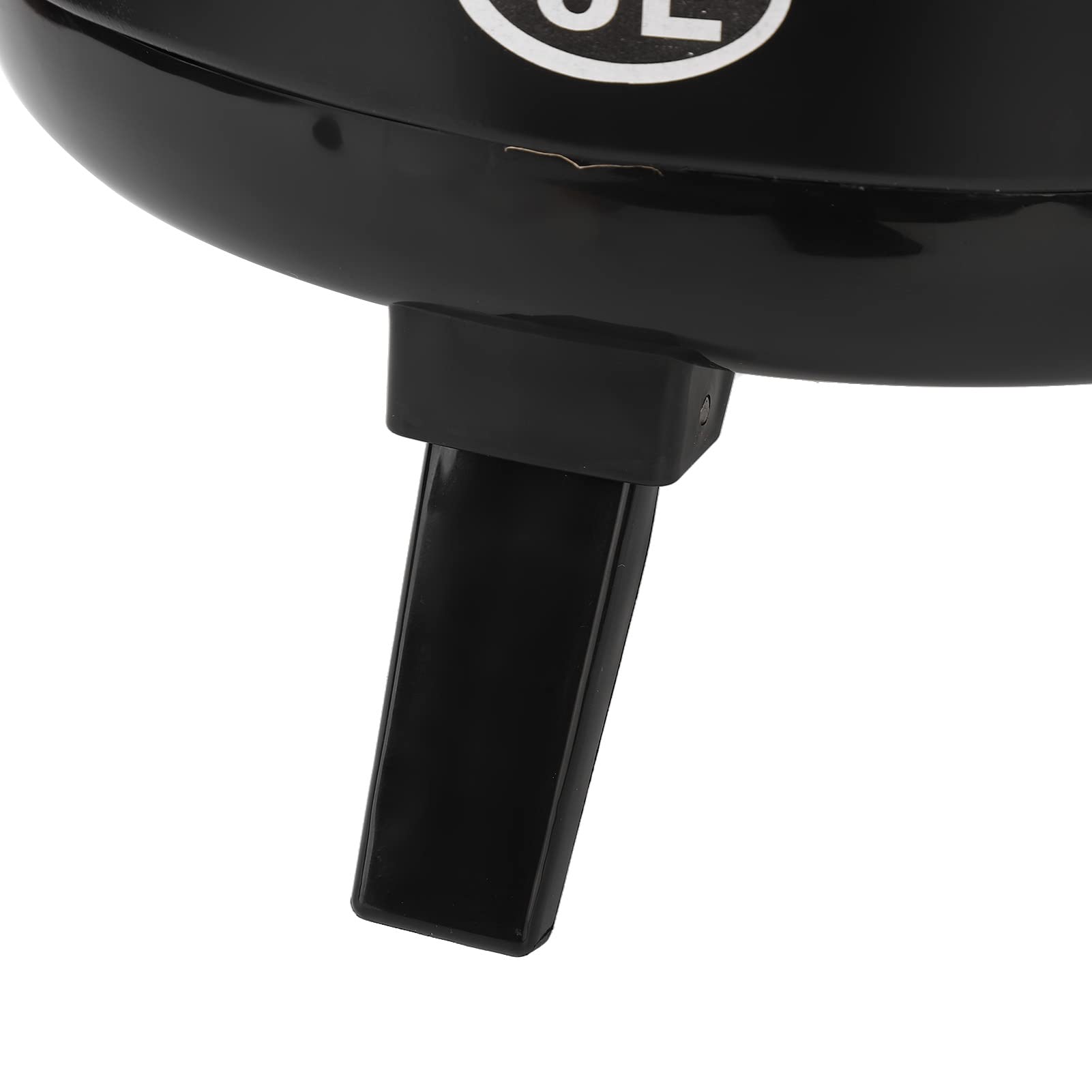 Ejoyous Großer Getränkespender aus Edelstahl, Camping-Wasserbehälter, 8 L, Doppelt Isoliertes Wasserhahn-Design mit Faltbarer Halterung für Camping, Büro, Hotel, Hochzeit, Außenbereich (BLACK)