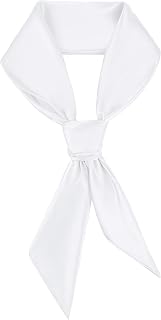 Silk Scarf 35 Inch silk head scarf Large Square Neck Scarf Halloween Costume Scarf Satin Handkerchief Retro for Women Man