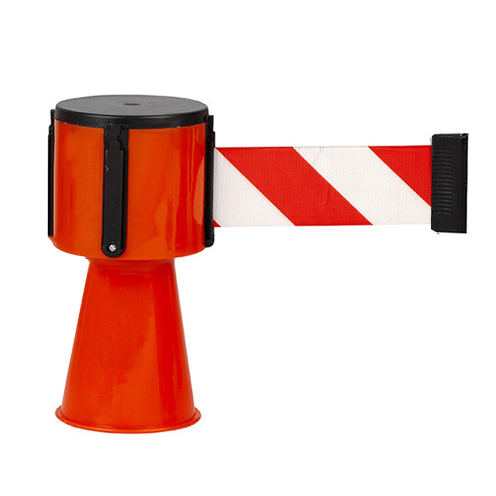 GTHTUHFD Extendable Traffic Cone Topper Tape, 9.8Ft Retractable Belt For Road Safety, Block Pedestrian Areas, Durable Barrier Tape For Events And Construction,B-3M/9.8FT