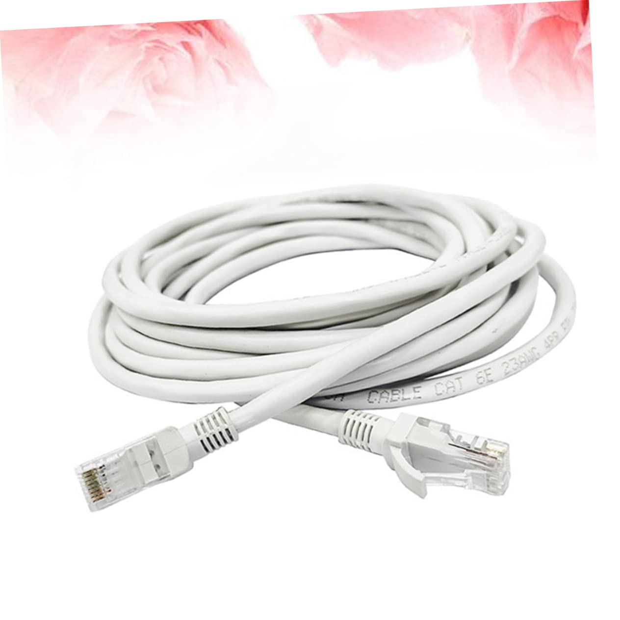 Cavo Ethernet Cat6 da 50 Metri Bianco in Plastico e Rame