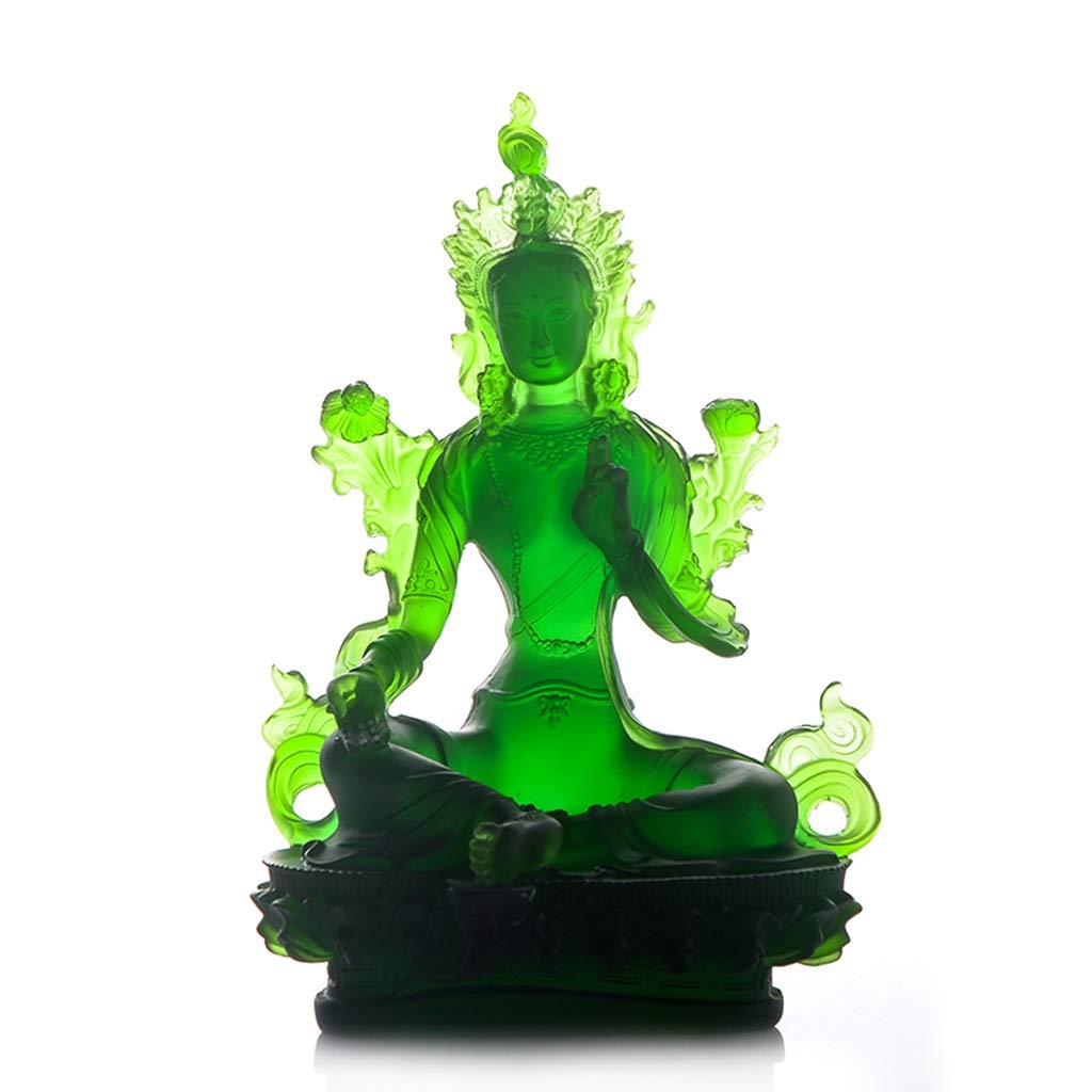 Estatuas de Buda Buda Estatua Resina Buddha Sereno Decorativo Zen Buddha Meditating Sentado Buda Escultura orando 8.27 Pulgadas Decoracion