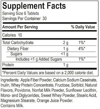 Peak Protein/Fiber Chewable Tablets