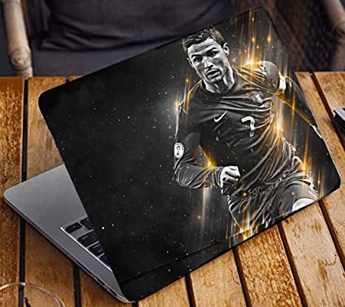 Image of Full Laptop Skin Stickers HD Quality Sticker for Laptops Upto 15.6 inch (Dustproof|Waterproof|Scratchproof|Reusable) - BE Ronaldo FL