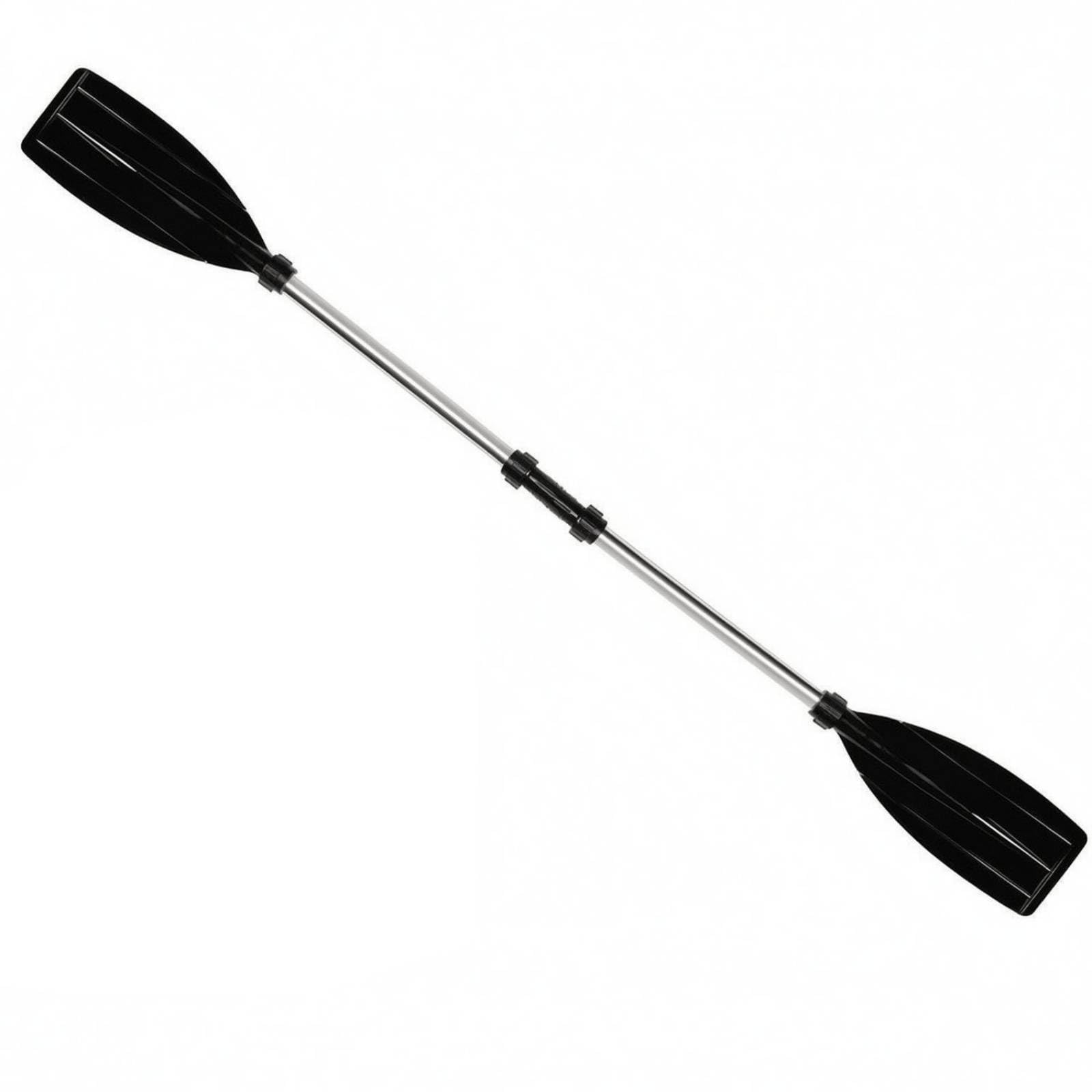 Milageto Pagaie Gonflable Aluminium Alliage Bateau Canoë Kayak Séparable avec Sections Emboîtables et Construction Solide Maniement Stable, 160 Cm, Pagaie Double Tête en Alliage D Aluminium