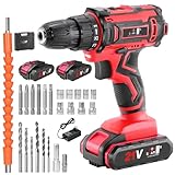 電動ドライバー 小型 コードレス 21v 最大42N.m 電動ドリル