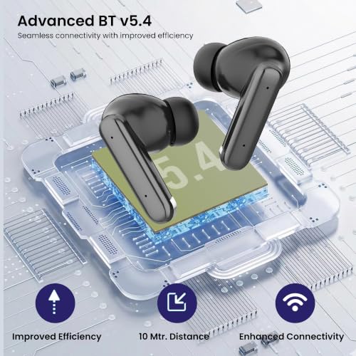 Image of AROMA TWS31 with Upto 36 Hrs* Playtime BT V5.4, Type C Fast Charging True Wireless Earbuds