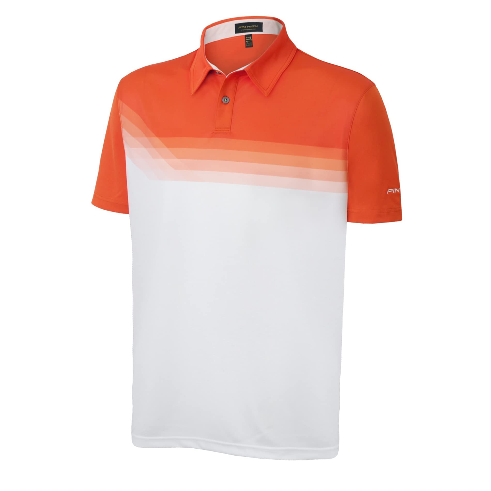 Pin High Martin Louis High Performance Polo Golf T-Shirt for Men, Modern