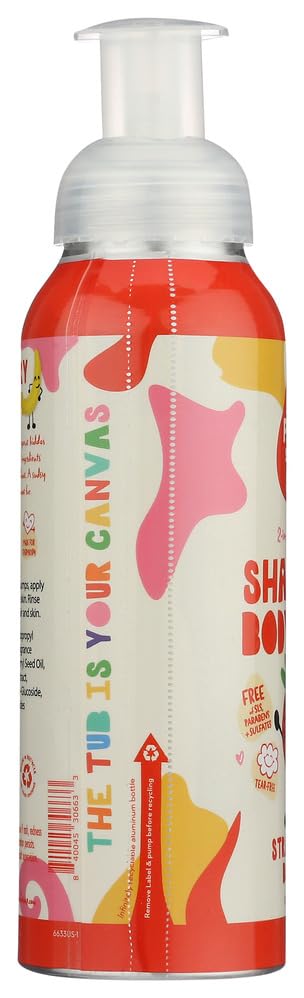 Miniatura 3 de Pacha Soap Kids Strawberry Banana 2 en 1 Champú y gel de baño, 12 Fz