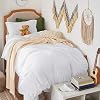 Bedsure Duvet Cover Twin/Twin XL Size – 2 Pieces Prewashed Cotton-Like Extra Soft Bedding Set, Includes 1 Twin Duvet Cover 68×90 Inches with Zipper Closure & 1 Pillow Sham, White, No Comforter