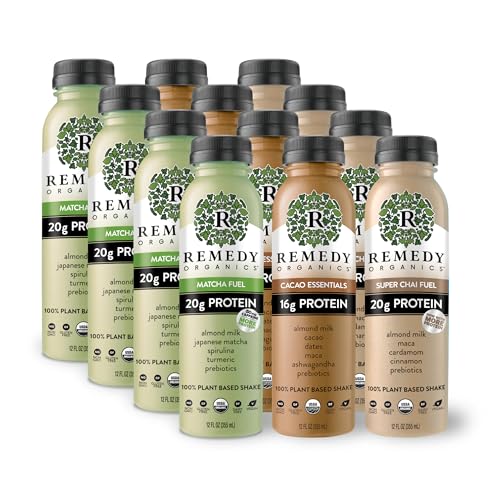 Remedy Organics Protein Variety 12-Pack | Plant Based Protein Sha...