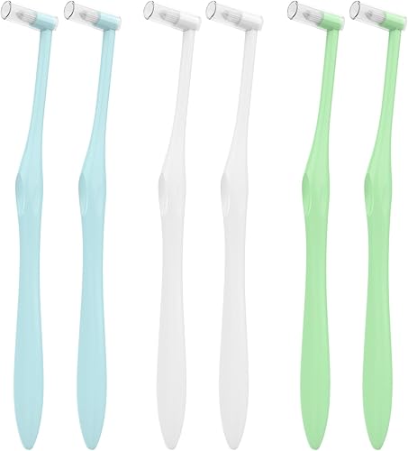 Cepillo de dientes End Tuft con cubiertas, cabeza pequeña para zonas de difícil acceso, cepillo de dientes de ortodoncia para aparatos ortopédicos,