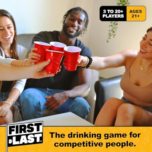 Image of Family Card & Board Games for Adults and Kids, Fun Strategy & Party for All Ages, Multi-Players, Perfect for Game Nights, Travel & Home Entertainment (First & Last)