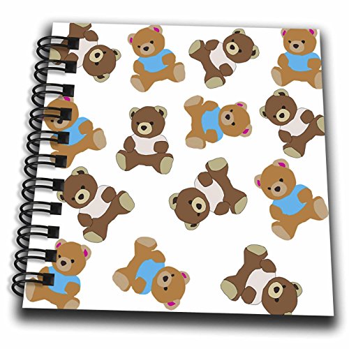 Mini bloc-notes nounours 3drose petit cadeau mignon de papeterie