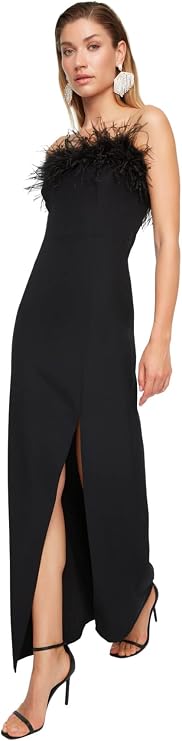 Trendyol Women Maxi Bodycon Fitted Woven Evening Dress