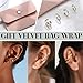 JeryWe Ear Cuff for Women - 14K Gold Plated Huggie Hoop, Non Piercing Cuff Earrings, Clip On Elegant Ear Clips, Cartilage Wrap, Fashionable Fake Earring Cuffs for Non Pierced Ears 14K Gold Plated 4PCS