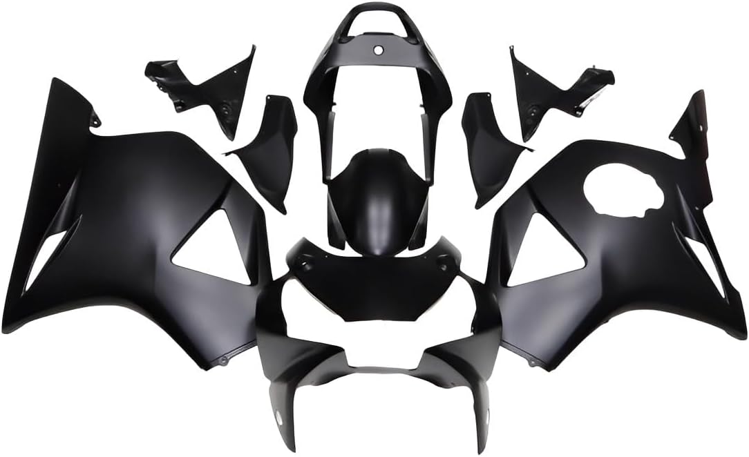 ABS Plastic Fairing Kit Fit for Honda CBR954RR 2002 2003 Full Fairings 2002-2003 CBR 954RR 02 03 CBR900RR 954 Injection Bodywork Body Frame Set - Silver & Black