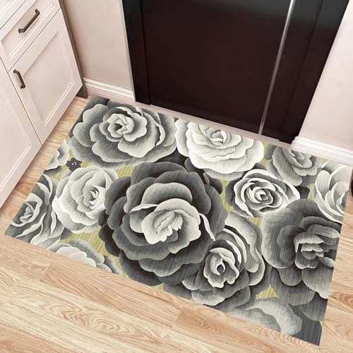 Alfombra de pasillo duradera 110 x 150 con reverso de alta adherencia estable 4