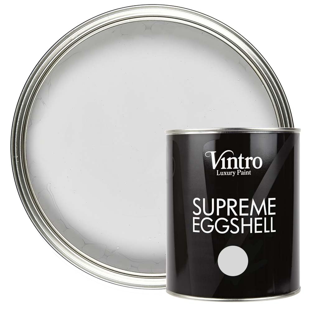 Vintro Paint Chrysler Eggshell Paint 1L - Grey - Satin Finish - Interior/Exterior - Durable & Washable