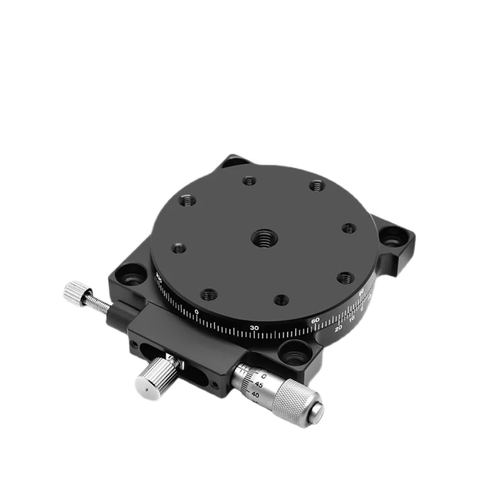 IGNVXMGKP Micrometer Linear Stage Mi/ni Manual Displacement Platform X/XY/XYZ Axis 40mm 60mm 90mm for Optical Equipment(XYZ-Axis-Left,40mm)