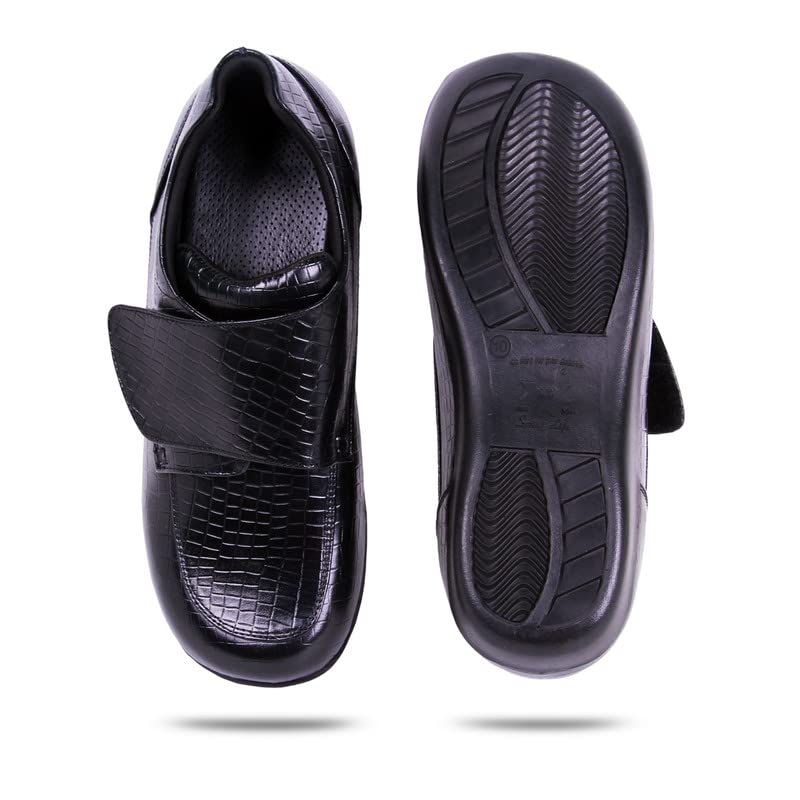 Image of M.V.DIABETES HEALTHCARE Special Diabetic Shoes for Men | Men's Diabetic & Orthopedic Shoe | Comfortable with Soft Sole Ultra-Lightweight Shoe