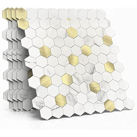 MOFIT Hexagon 3D Self-Adhesive Wall Tiles Cover