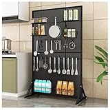 ♥【Organiseur et présentoir pour panneau perforé. Notre kit de panneau perforé optimise votre espace de rangement en optimisant l'espace vertical. Il permet de ranger et d'exposer vos outils, pièces, objets artisanaux, petites plantes, fournitures de bureau, jeux vidéo, écouteurs et bijoux.