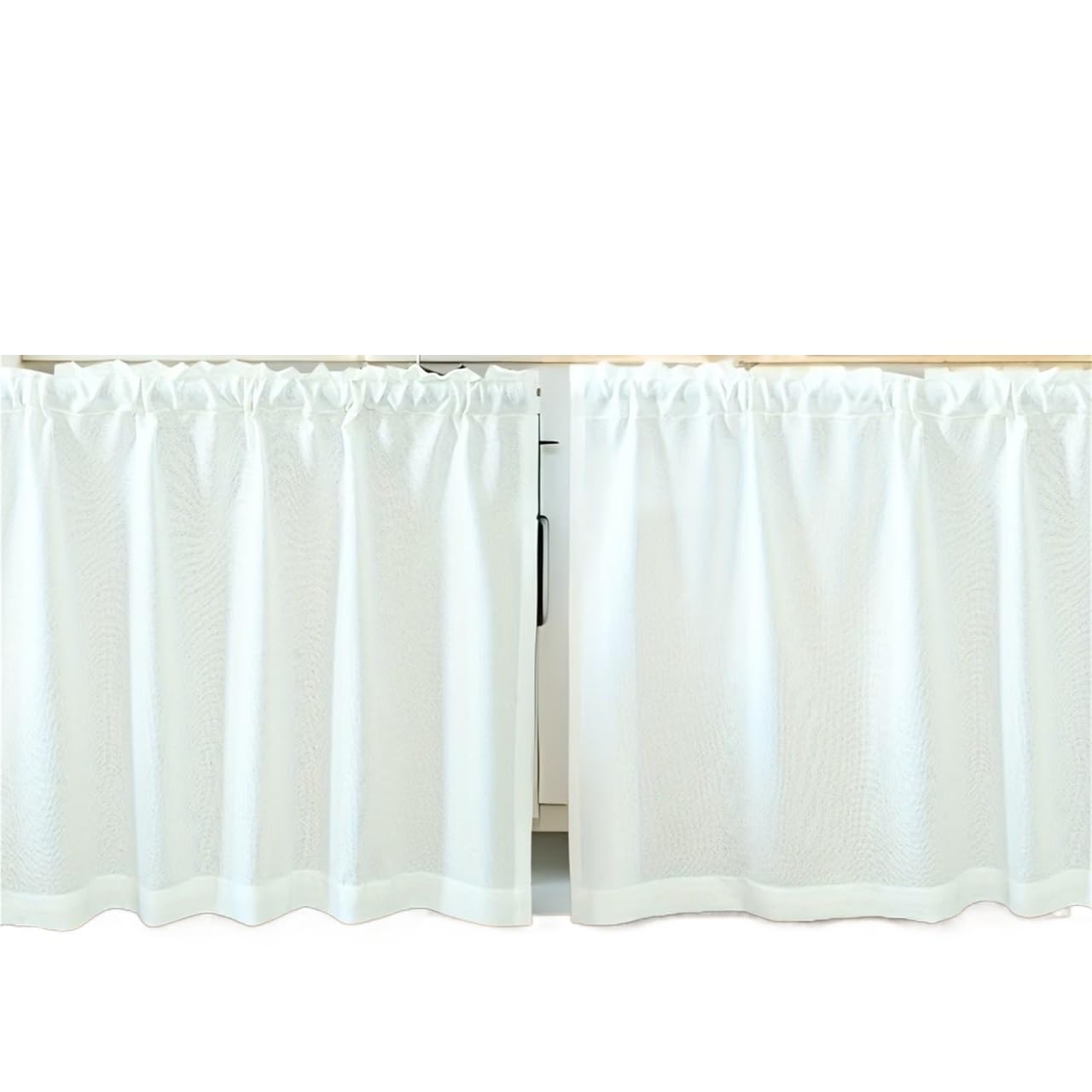 Rideau à niveaux de qualité supérieure au tissu épais et résistant pour meuble de maison