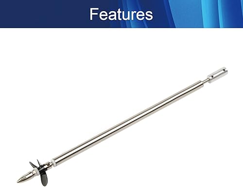 Miniatura 3 de Jutagoss Hélice del eje de transmisión para barco RC L 9.843 in eje,Manga L200mm,Hélice D36mm para eje de motor de 0.157 in