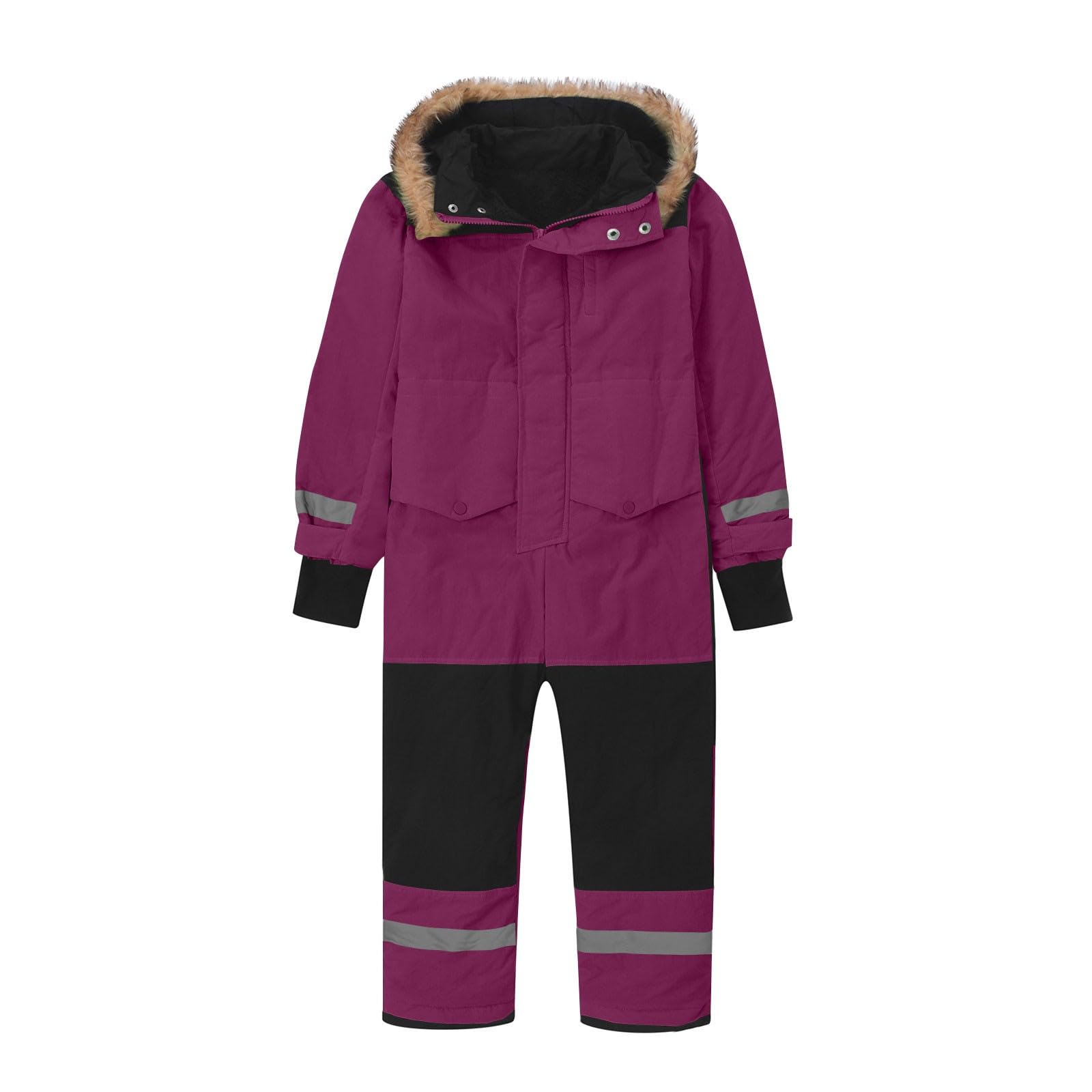 Generisch Combinaison de ski thermique 2025 pour garçon - Combinaison de ski thermique chaude - Coupe-vent - Avec combinaison amovible - Combinaison softshell d'extérieur - Pour enfant
