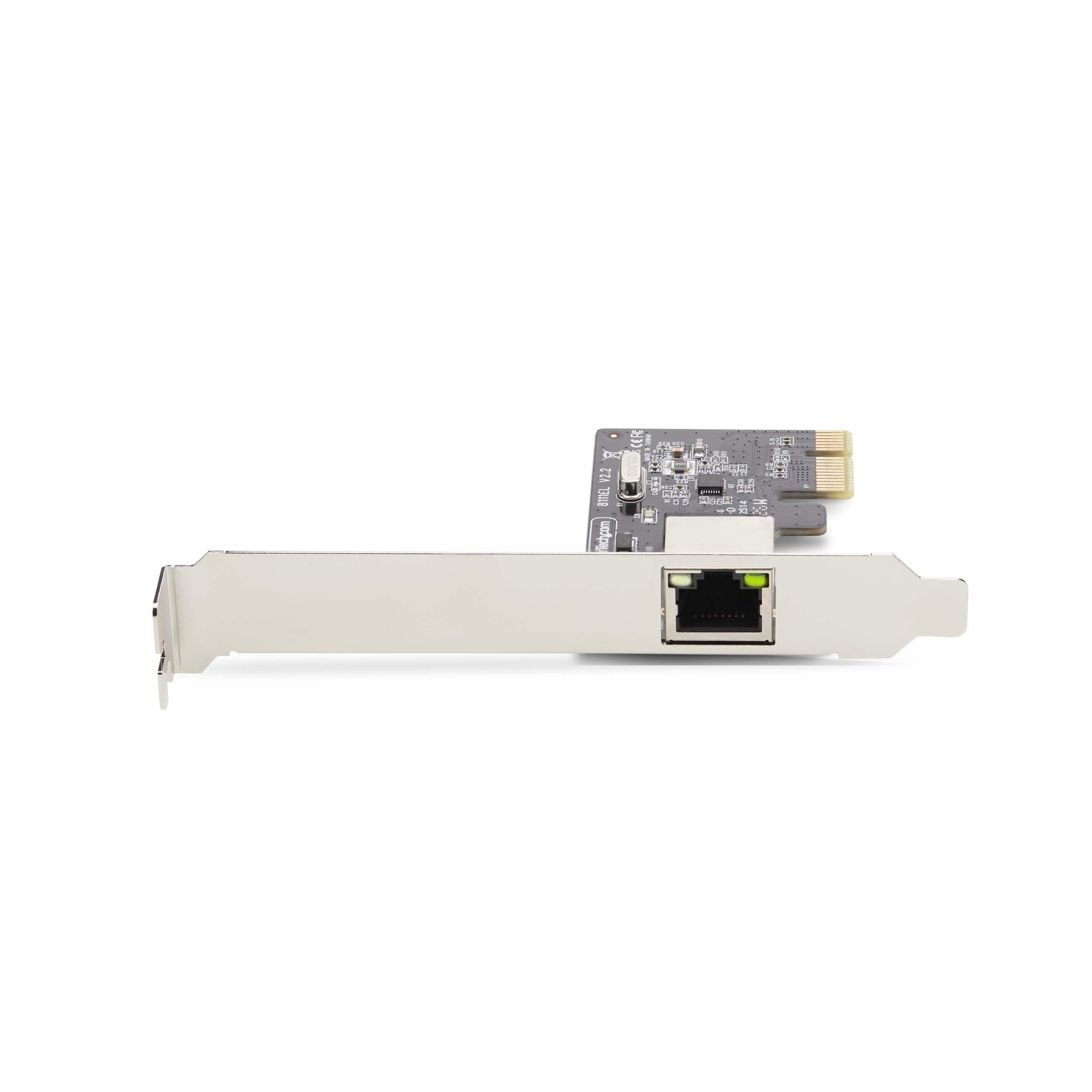 StarTech Carte Réseau PCIe Gigabit 1 Port, Realtek RTL8111H (ST1000SPEX2T) | Carte LAN PCI Express, 10/100/1000Mbps, NIC, Wake-on-LAN