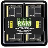 96GB 2X48GB DDR5 5200MHz PC5-41600 2Rx8 1.1V CL44 262-PIN Non-ECC Unbuffered SODIMM NEMIX RAM Laptop PC Memory KIT