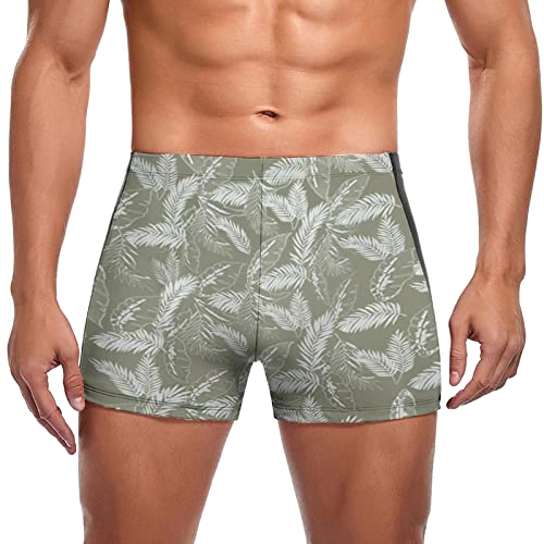 Short de bain court anti-irritation taille haute pour homme fort