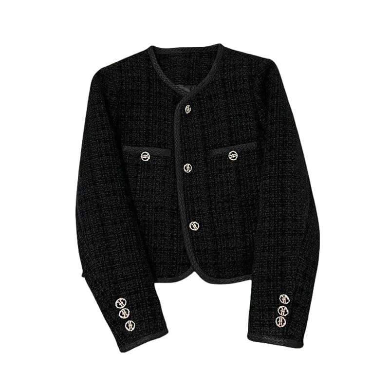 Veste courte en tweed contre le froid sans perdre votre élégance