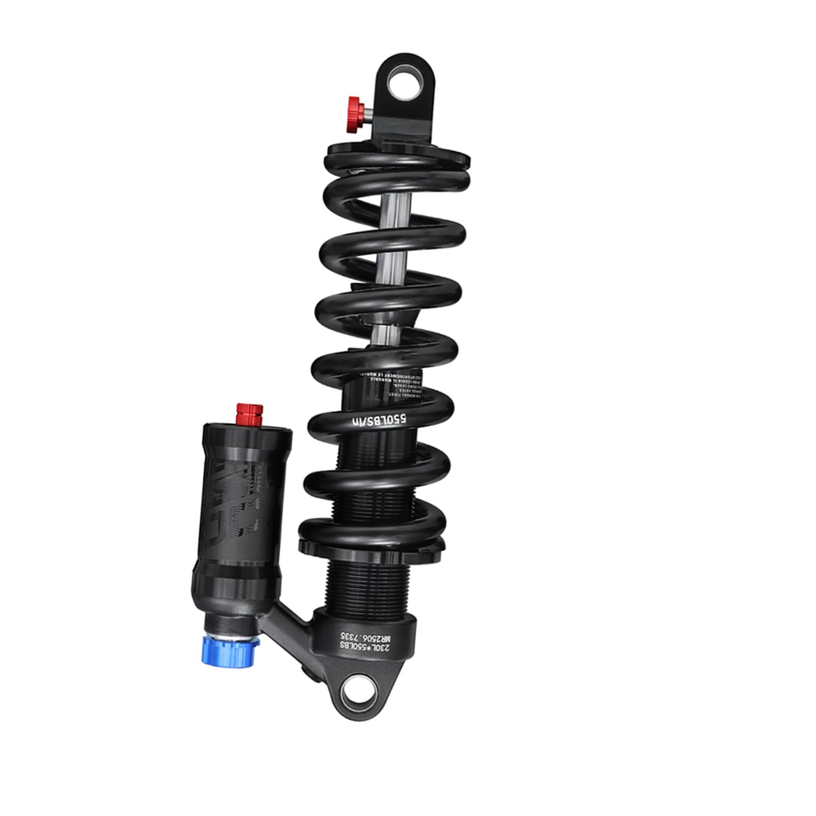 Ammortizzatore posteriore per mountain bike Ammortizzatore elicoidale a molla di smorzamento regolabile ad alte prestazioni con capacità di carico di 550 libbre per guida in (230MM-550LBS)
