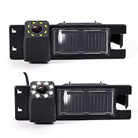 Rückfahrkamera wasserdicht Nachtsicht Auto Rückansicht Kamera Einparkhilfe Rückfahrsystem, Kennzeichenleuchte für New Lacrosse/Astra H/Zafira B/Corsa D/Vectra C – Ansicht 3