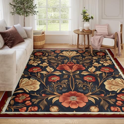 Tapis antidérapant poils bas lavable pour éliminer les risques de glissade au salon - 2