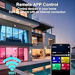 luckystyle Smart Light Bulbs, 9W A19 E26 800LM WiFi Bluetooth LED Bulbs Compatible with Alexa, Google Assistant & Home, 16 Million Colors Music Sync Color Changing Dimmable RGBWW Lights Bulb (4) - Image 4