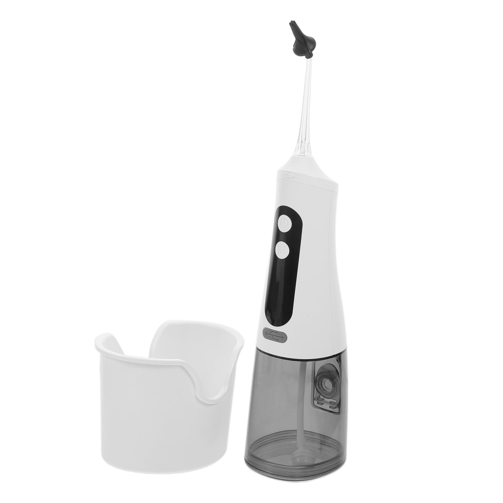 Irrigateur Auriculaire Électrique 350ml, Nettoyage Doux et Approfondi, Étanche Ipx7, Plastique Blanc, pour Voyage ou Salon