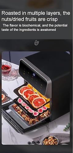 Miniatura 4 de Simple Deluxe - Freidora de aire digital, 10 cuartos de galón, 12 funciones preestablecidas, 1700 W, gris