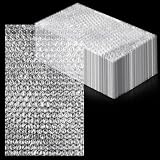 LOLYSIC 100 Stück Luftpolsterbeutel 15 x 25 cm Transparent,Bubble Wrap Polsterfolie,Luftpolstertaschen Knallfolie für Umzug und Versand Verpackung