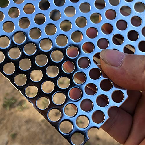 Malla de filtro de metal perforada con placa de agujero de 8 mm